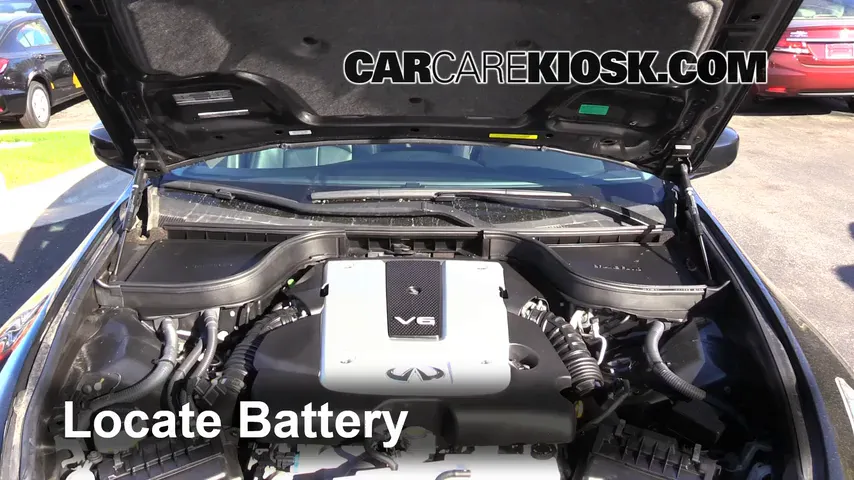 2012 Infiniti G25 X 2.5L V6 Battery Replace